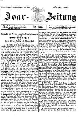Isar-Zeitung (Bayerische Landbötin) Sonntag 25. Mai 1862