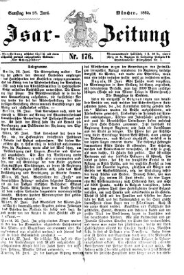 Isar-Zeitung (Bayerische Landbötin) Samstag 28. Juni 1862