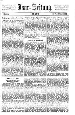 Isar-Zeitung (Bayerische Landbötin) Montag 20. Oktober 1862