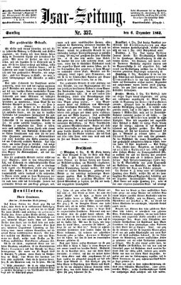 Isar-Zeitung (Bayerische Landbötin) Samstag 6. Dezember 1862