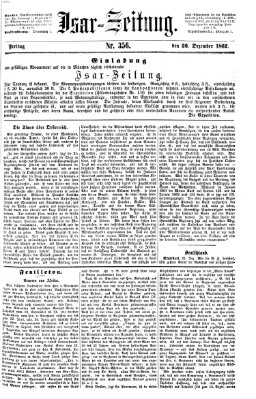 Isar-Zeitung (Bayerische Landbötin) Freitag 26. Dezember 1862