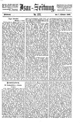 Isar-Zeitung (Bayerische Landbötin) Mittwoch 7. Oktober 1863