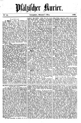 Pfälzischer Kurier Mittwoch 7. März 1866