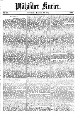 Pfälzischer Kurier Donnerstag 22. März 1866