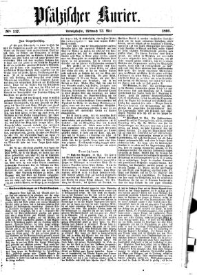 Pfälzischer Kurier Mittwoch 23. Mai 1866