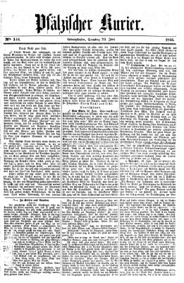 Pfälzischer Kurier Samstag 23. Juni 1866