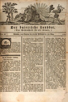 Der baierische Landbot Mittwoch 5. Mai 1790
