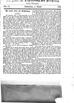 Westricher Zeitung Donnerstag 4. August 1853