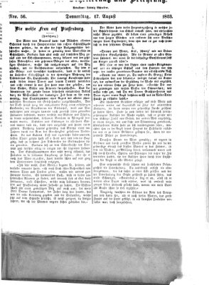 Westricher Zeitung Mittwoch 17. August 1853