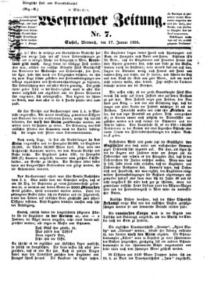 Westricher Zeitung Mittwoch 17. Januar 1855