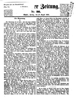 Westricher Zeitung Freitag 17. August 1855