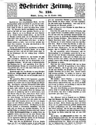 Westricher Zeitung Freitag 19. Oktober 1855