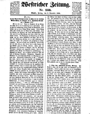 Westricher Zeitung Freitag 9. November 1855
