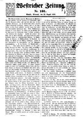 Westricher Zeitung Mittwoch 27. August 1856