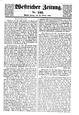 Westricher Zeitung Freitag 24. Oktober 1856