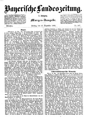Bayerische Landeszeitung Freitag 17. Dezember 1869