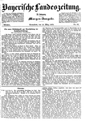 Bayerische Landeszeitung Samstag 19. März 1870