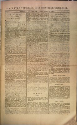 Gazette nationale, ou le moniteur universel (Le moniteur universel) Dienstag 15. Februar 1791
