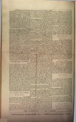 Gazette nationale, ou le moniteur universel (Le moniteur universel) Samstag 21. Mai 1791