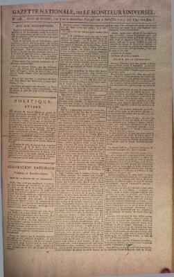 Gazette nationale, ou le moniteur universel (Le moniteur universel) Mittwoch 5. August 1795