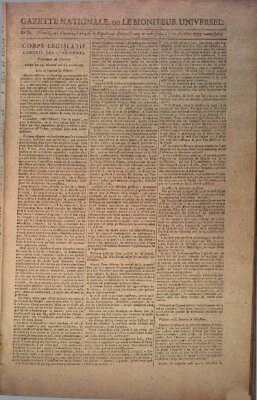 Gazette nationale, ou le moniteur universel (Le moniteur universel) Samstag 12. Dezember 1795