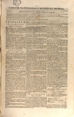 Gazette nationale, ou le moniteur universel (Le moniteur universel) Samstag 23. August 1800
