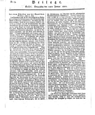 Le Moniteur westphalien Donnerstag 17. Januar 1811
