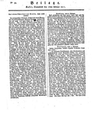 Le Moniteur westphalien Samstag 16. Februar 1811