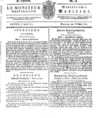 Le Moniteur westphalien Montag 1. April 1811