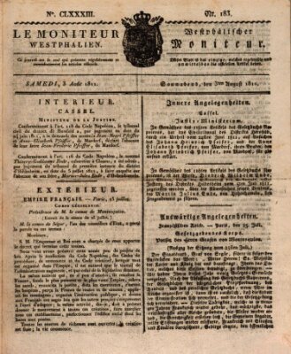 Le Moniteur westphalien Samstag 3. August 1811