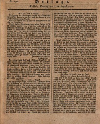 Le Moniteur westphalien Sonntag 11. August 1811