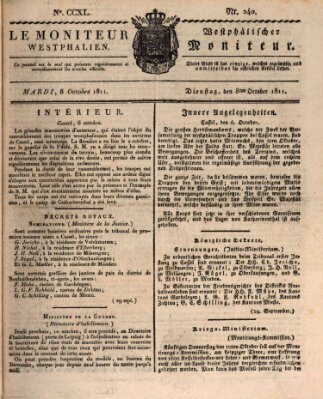 Le Moniteur westphalien Dienstag 8. Oktober 1811