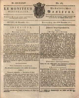 Le Moniteur westphalien Donnerstag 28. November 1811