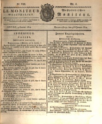 Le Moniteur westphalien Donnerstag 9. Januar 1812