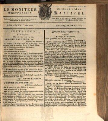 Le Moniteur westphalien Sonntag 3. Mai 1812