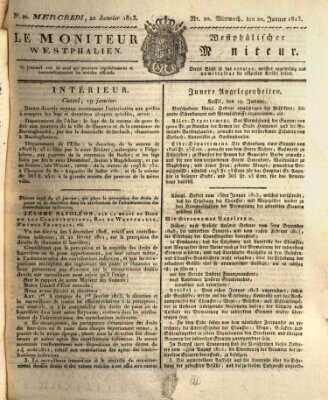 Le Moniteur westphalien Mittwoch 20. Januar 1813