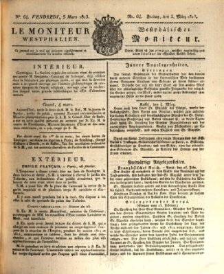 Le Moniteur westphalien Freitag 5. März 1813