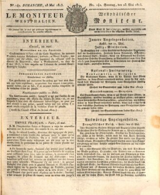 Le Moniteur westphalien Sonntag 23. Mai 1813