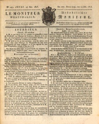 Le Moniteur westphalien Donnerstag 14. Oktober 1813