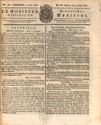 Le Moniteur westphalien Freitag 22. Oktober 1813