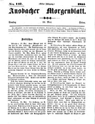 Ansbacher Morgenblatt Dienstag 22. Mai 1855
