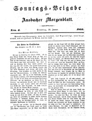 Ansbacher Morgenblatt Sonntag 28. Januar 1855