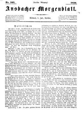 Ansbacher Morgenblatt Mittwoch 9. Juli 1856