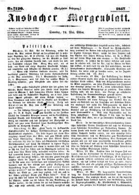 Ansbacher Morgenblatt Sonntag 24. Mai 1857