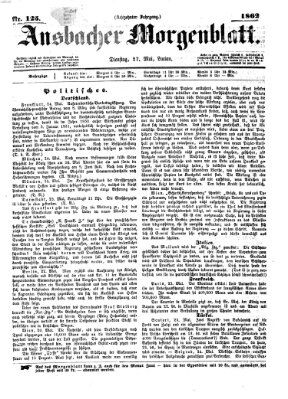 Ansbacher Morgenblatt Dienstag 27. Mai 1862