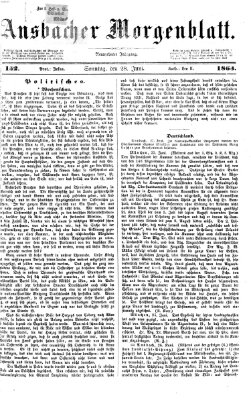 Ansbacher Morgenblatt Sonntag 28. Juni 1863