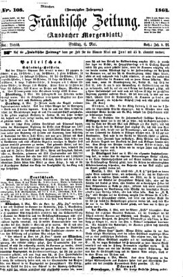 Fränkische Zeitung (Ansbacher Morgenblatt) Freitag 6. Mai 1864
