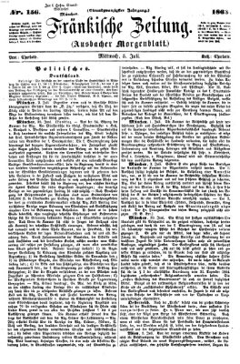 Fränkische Zeitung (Ansbacher Morgenblatt) Mittwoch 5. Juli 1865