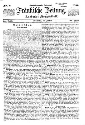 Fränkische Zeitung (Ansbacher Morgenblatt) Donnerstag 11. Januar 1866