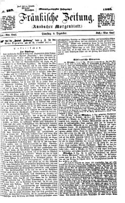 Fränkische Zeitung (Ansbacher Morgenblatt) Dienstag 8. Dezember 1868